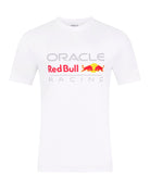 Red Bull Racing F1 Large Front Logo T-shirt - Gray/White T-shirts Red Bull Racing XS White 