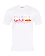 Red Bull Racing F1 Large Front Logo T-shirt - Gray/White T-shirts Red Bull Racing XS White 