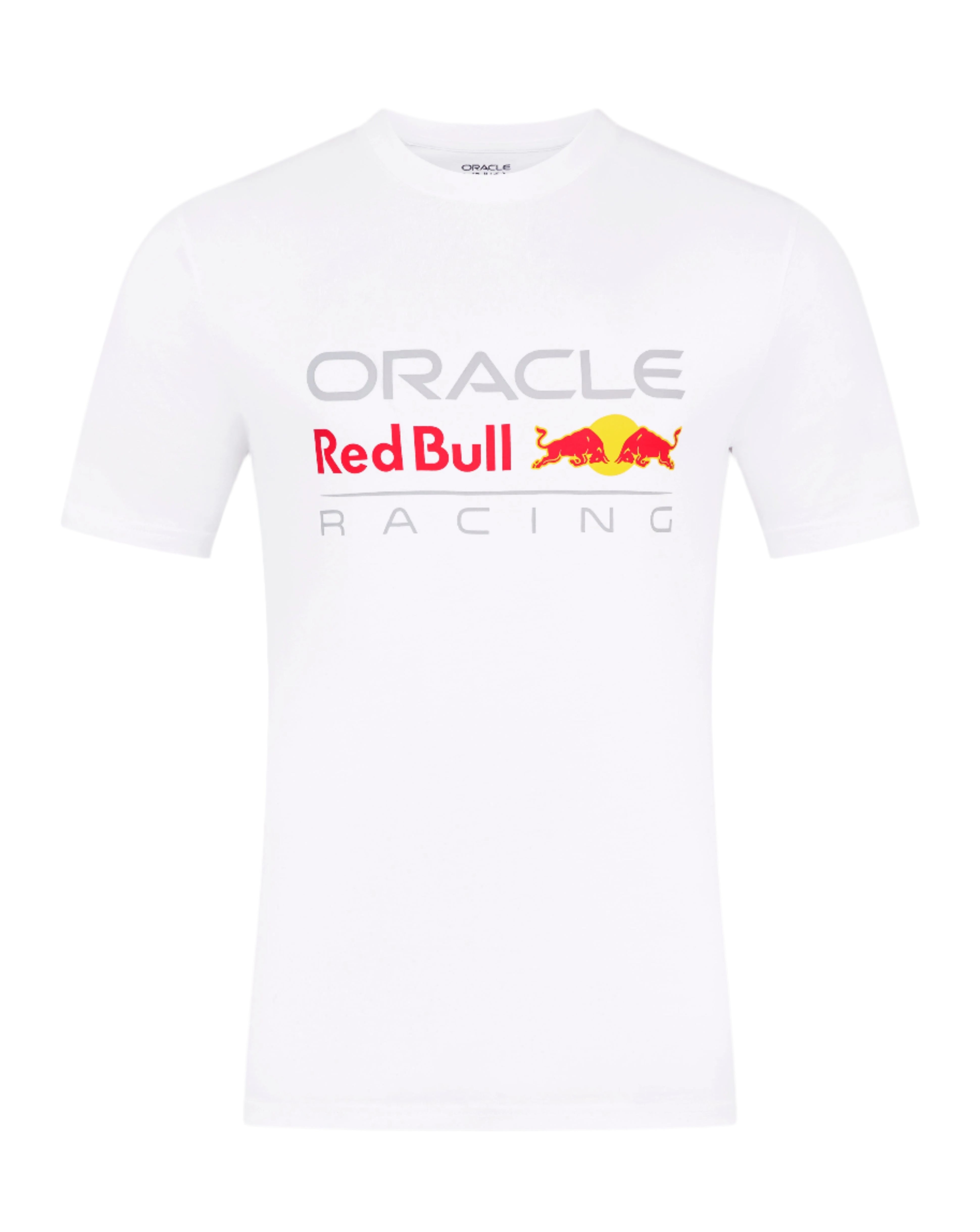 Red Bull Racing F1 Large Front Logo T-shirt - Gray/White T-shirts Red Bull Racing XS White 