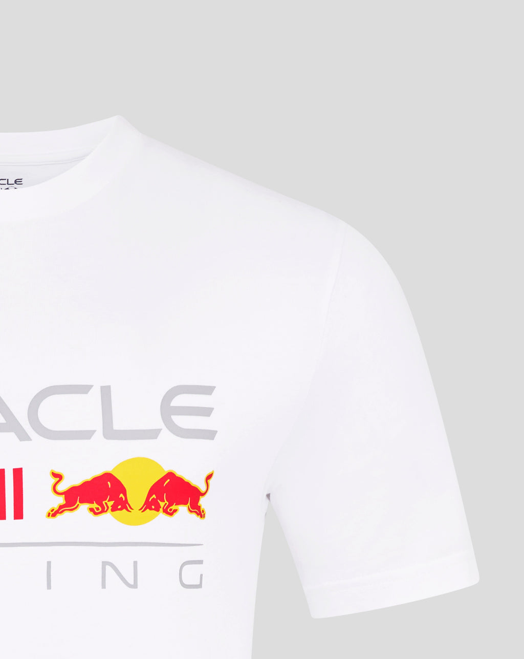 Red Bull Racing F1 Large Front Logo T-shirt - Gray/White T-shirts Red Bull Racing 