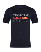 Red Bull Racing F1 Large Front Logo T-shirt - Gray/White/Navy/Blue T-shirts Red Bull Racing XS Navy 