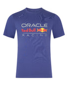Red Bull Racing F1 Large Front Logo T-shirt - Gray/White/Navy/Blue T-shirts Red Bull Racing XS Blue 