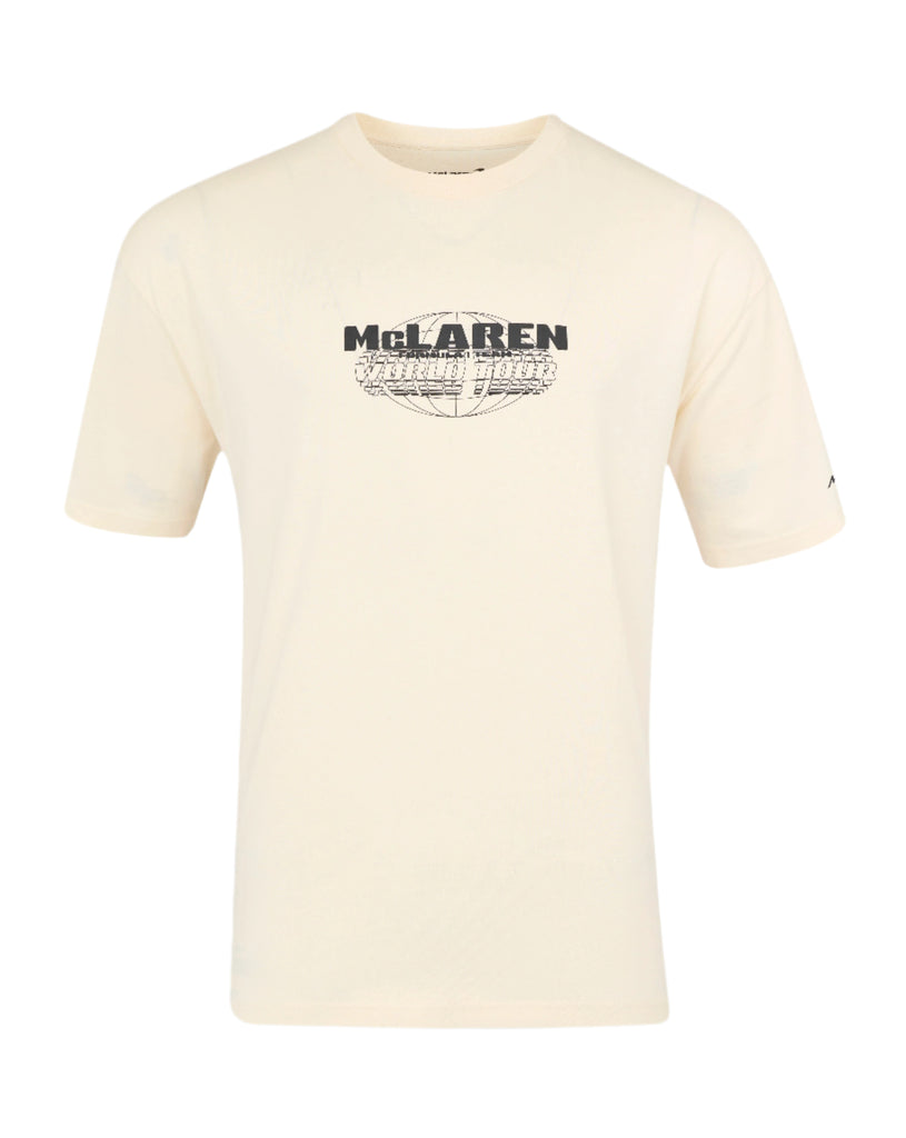 McLaren F1 Kids Core World Tour Graphic T-Shirt - Youth White/Phantom T-shirts McLaren-Castore S White 