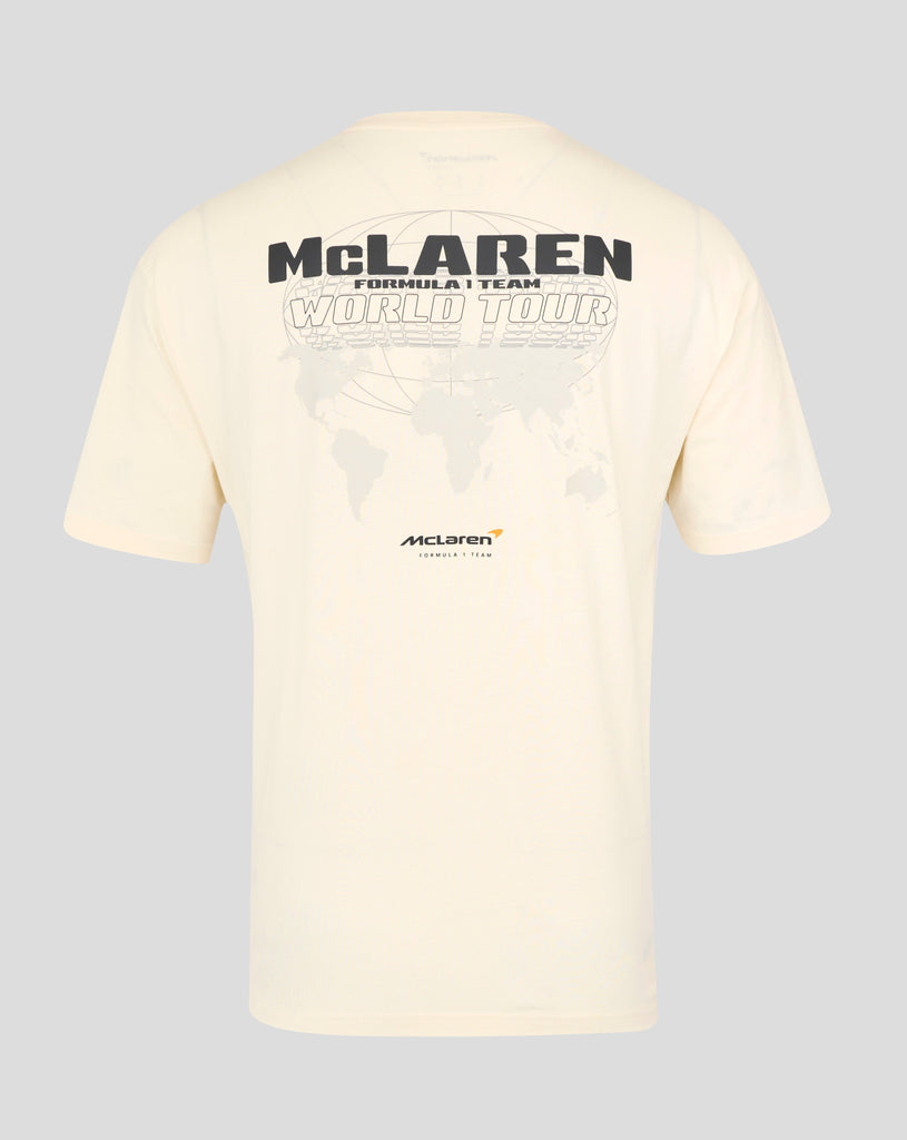 McLaren F1 Kids Core World Tour Graphic T-Shirt - Youth White/Phantom T-shirts McLaren-Castore 