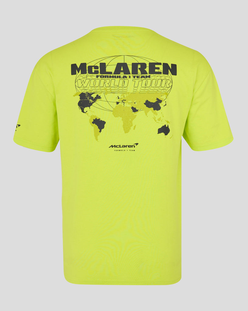 McLaren F1 World Tour Graphic T-Shirt - White/Green T-shirts McLaren-Castore 
