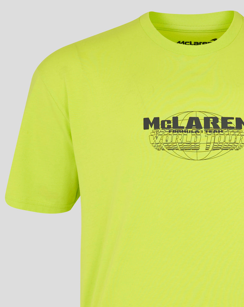 McLaren F1 World Tour Graphic T-Shirt - White/Green T-shirts McLaren-Castore 