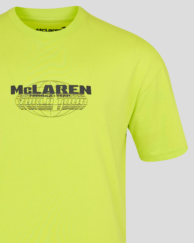 McLaren F1 World Tour Graphic T-Shirt - White/Green T-shirts McLaren-Castore 