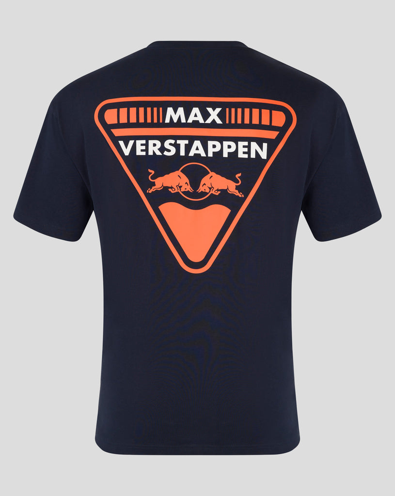 Red Bull Racing F1 Max Verstappen Oversized Crest T-Shirt - Night Sky T-shirts Red Bull Racing 