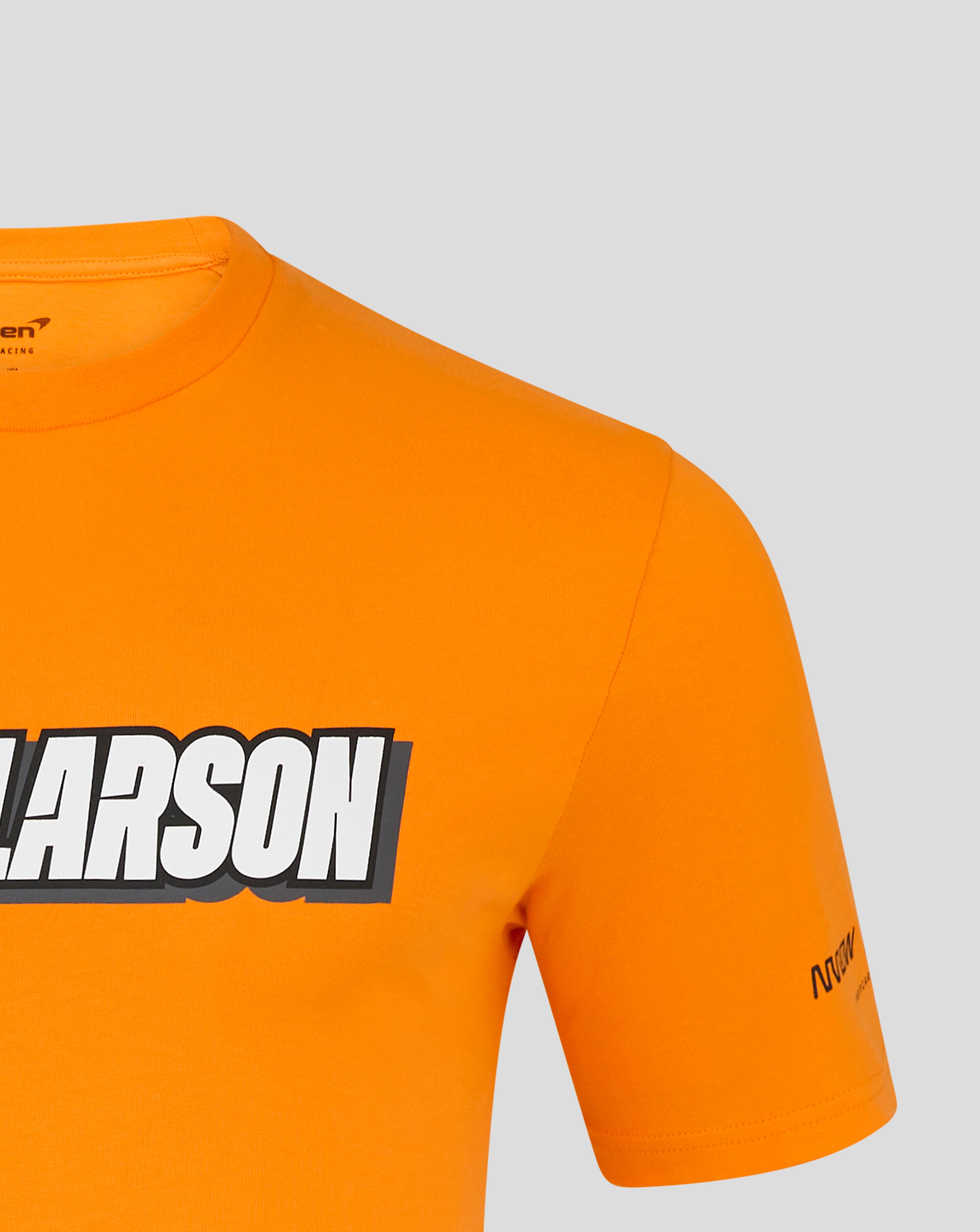McLaren Indy Car Kyle Larson T-Shirt - Papaya T-shirts McLaren Indy 