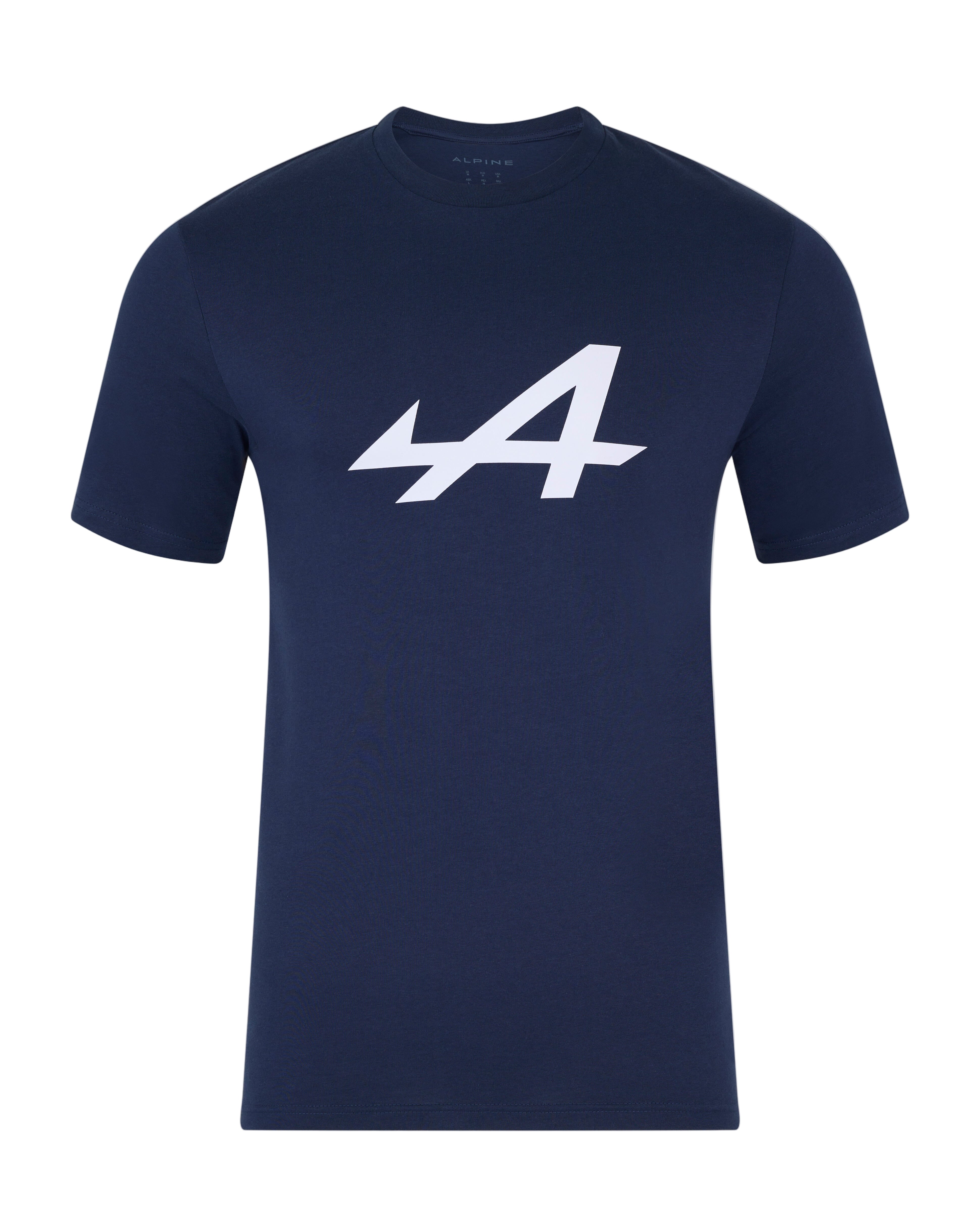 Alpine Racing F1 Core Essentials T-Shirt - Blue/White/Navy T-shirts Alpine XS Navy 