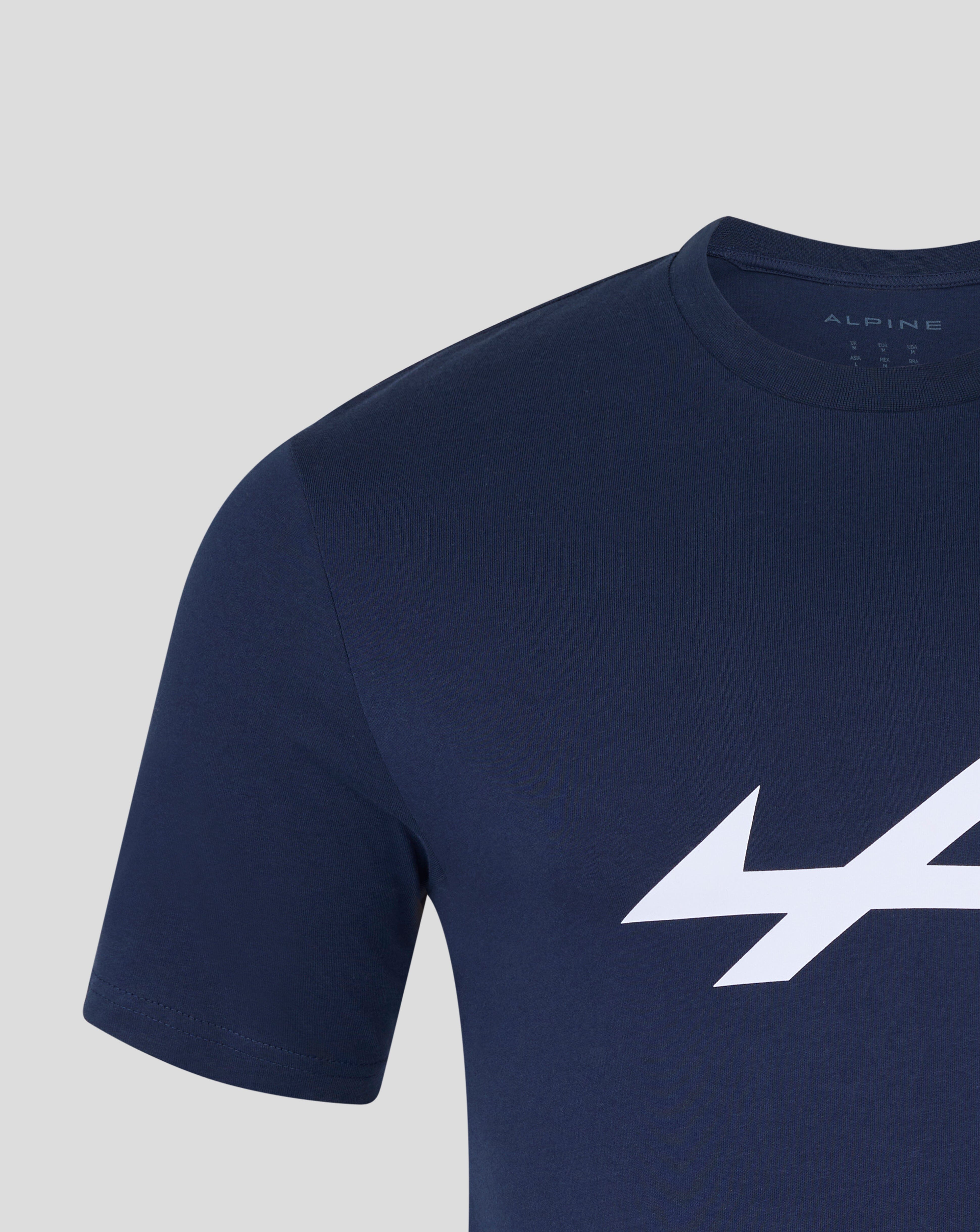 Alpine Racing F1 Core Essentials T-Shirt - Blue/White/Navy T-shirts Alpine 
