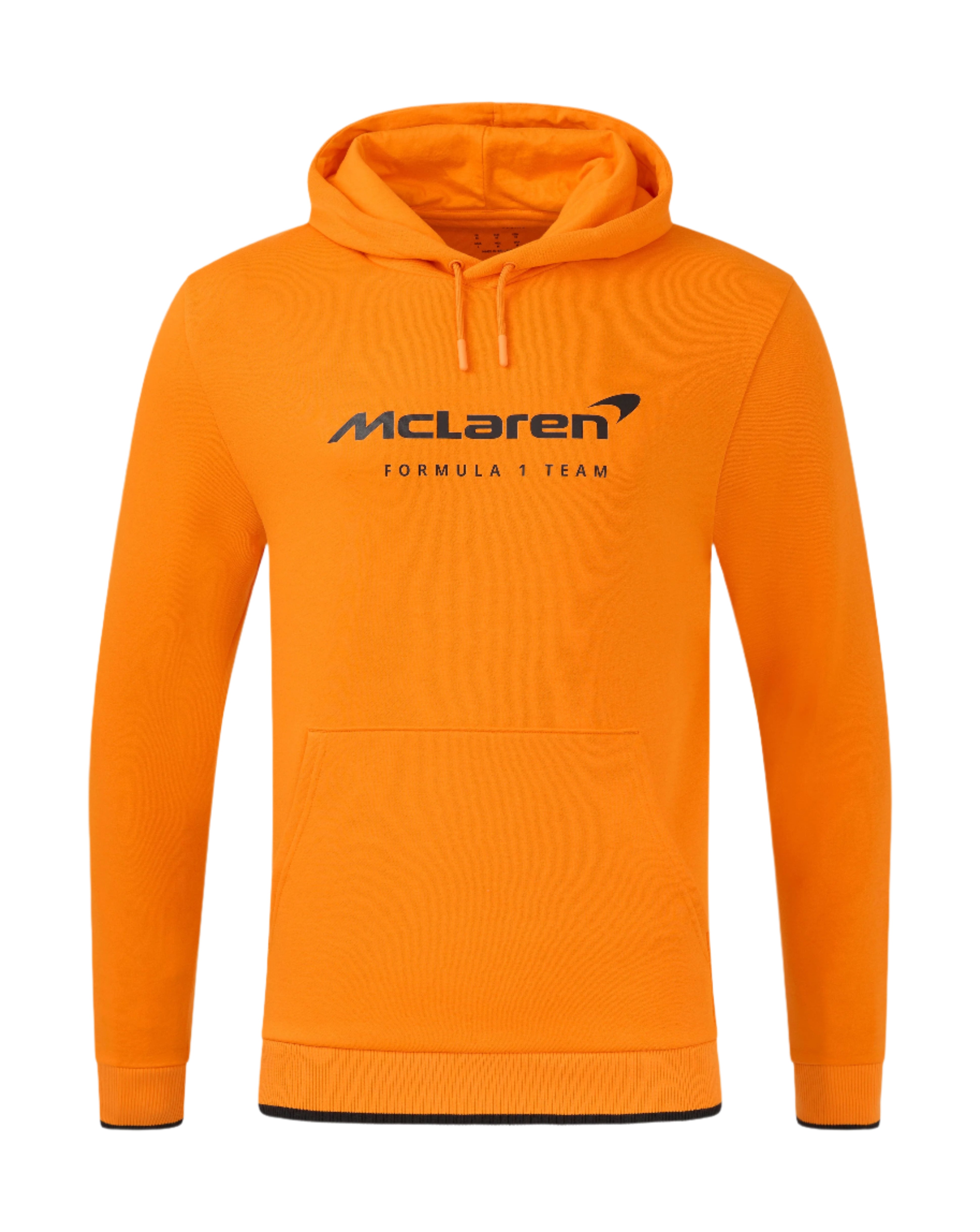 McLaren F1 Core Essentials Logo Hoodie - Papaya/Green/Pink Hoodies McLaren-Castore XS Orange 