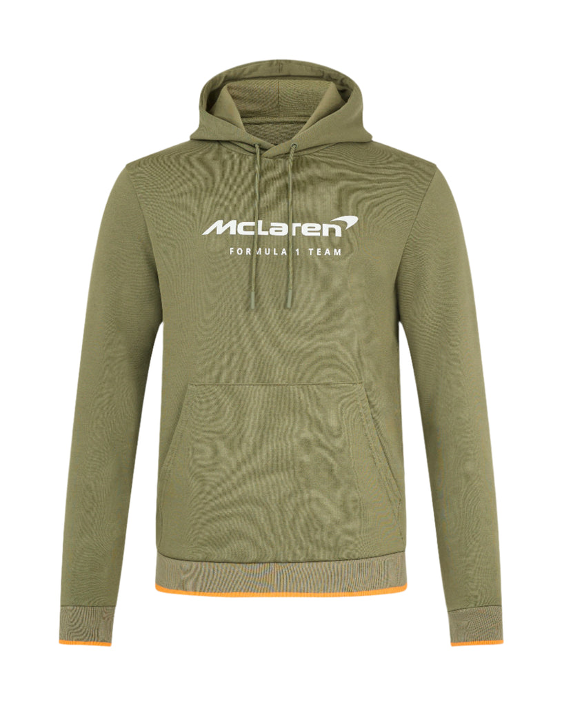 McLaren F1 Core Essentials Logo Hoodie - Papaya/Green/Pink Hoodies McLaren-Castore XS Green 