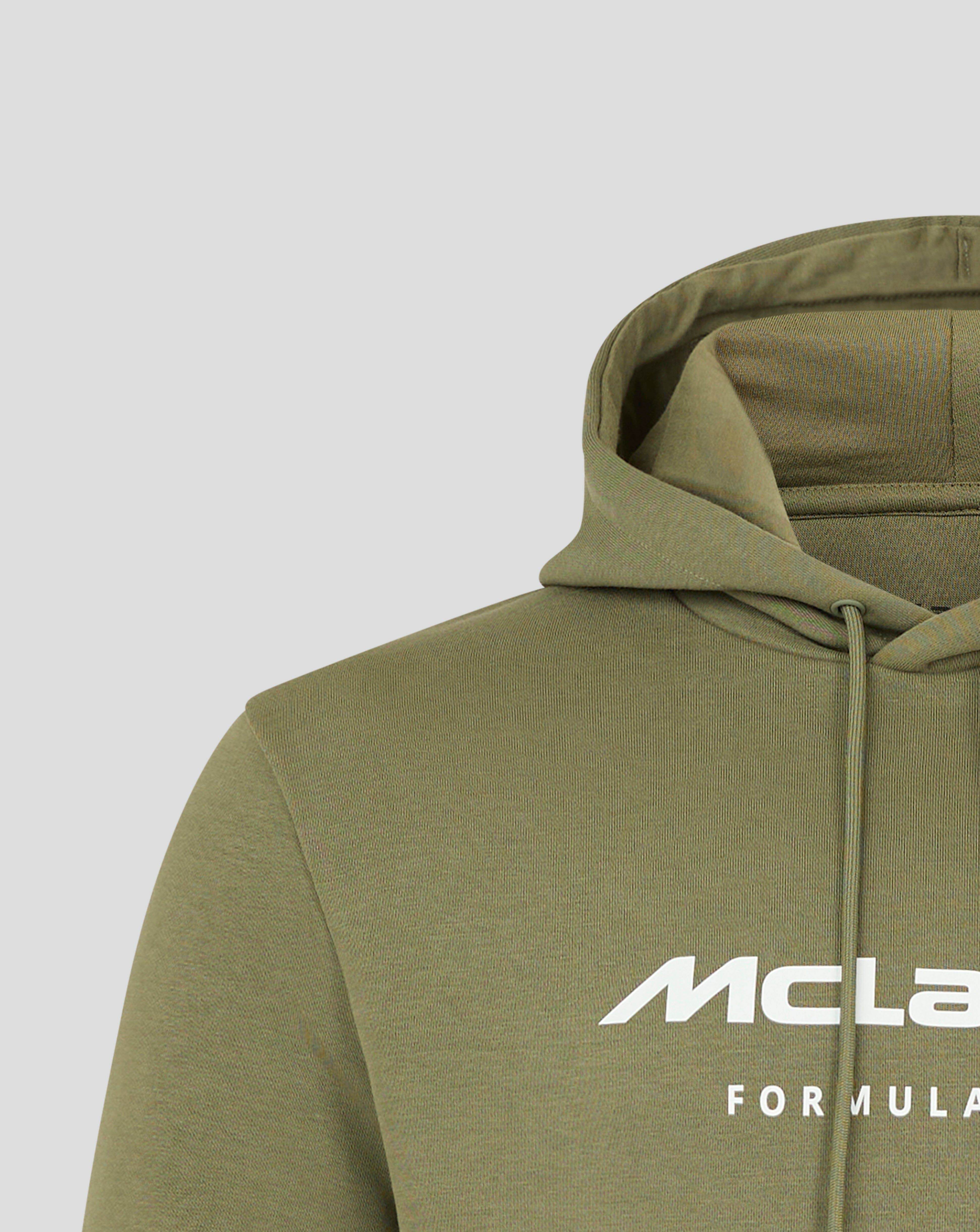 McLaren F1 Core Essentials Logo Hoodie - Papaya/Green/Pink Hoodies McLaren-Castore 