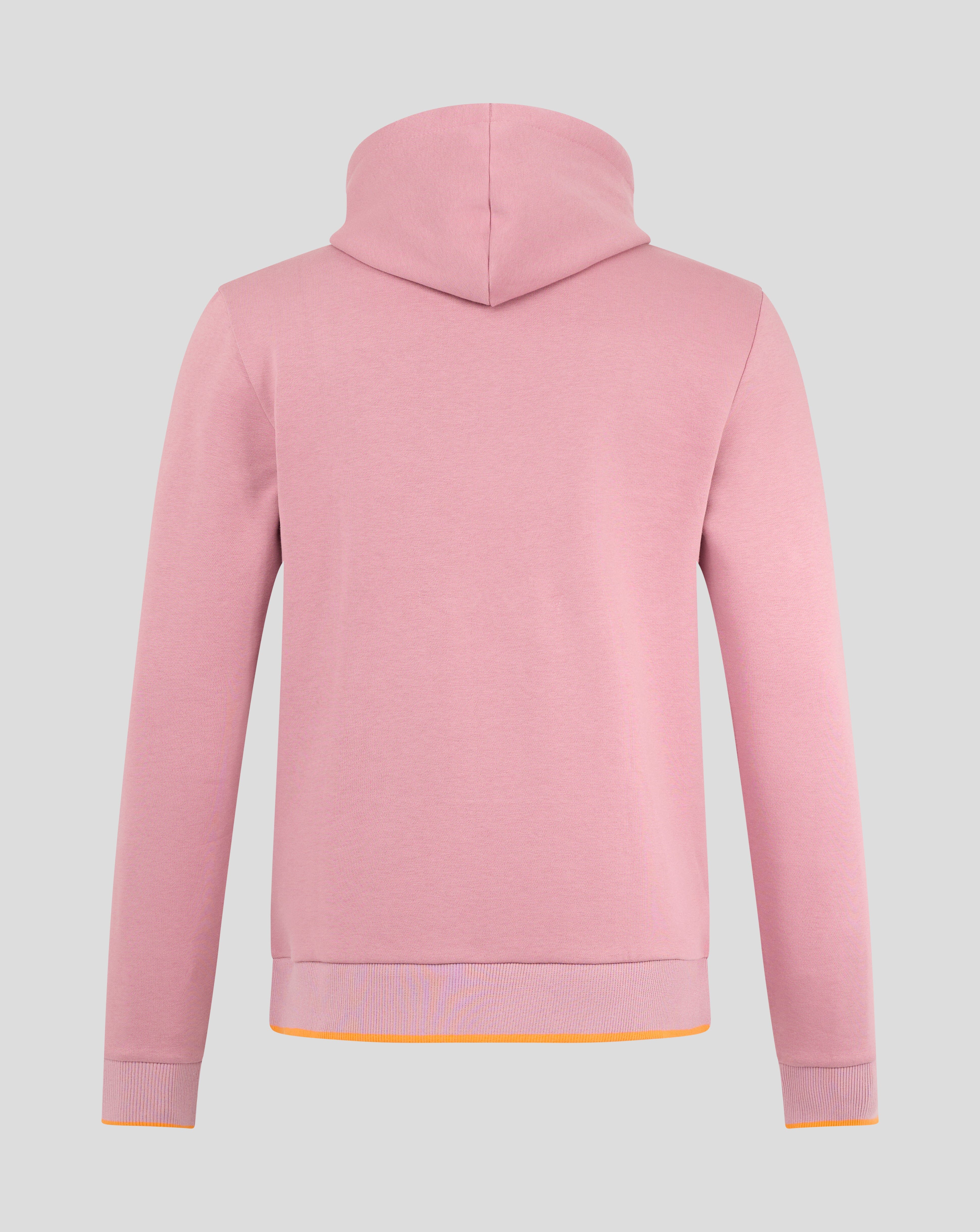 McLaren F1 Core Essentials Logo Hoodie - Papaya/Green/Pink Hoodies McLaren-Castore 