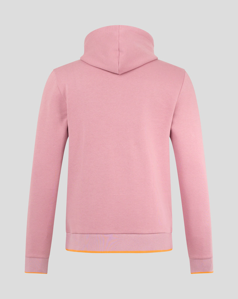 McLaren F1 Core Essentials Logo Hoodie - Papaya/Green/Pink Hoodies McLaren-Castore 