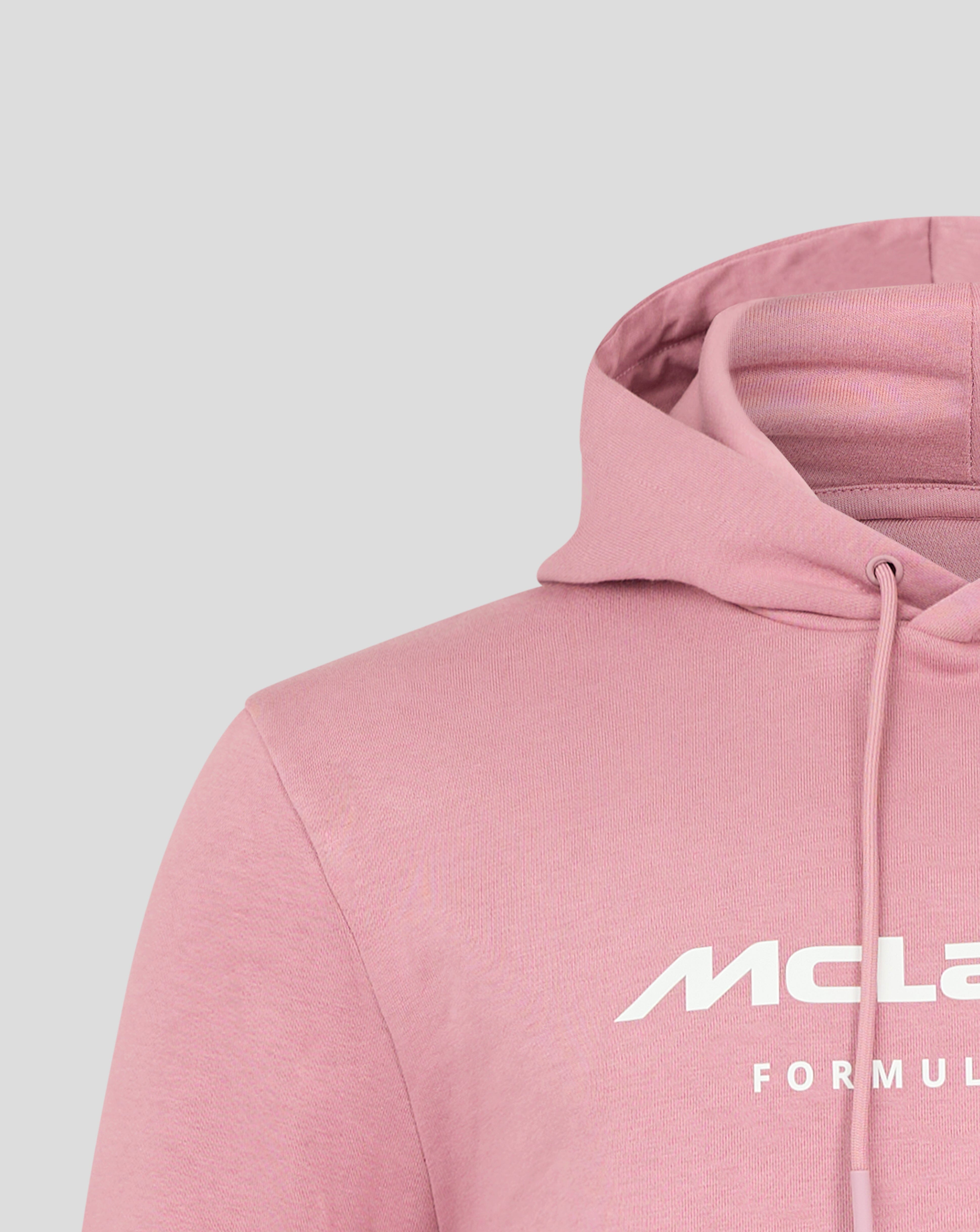 McLaren F1 Core Essentials Logo Hoodie - Papaya/Green/Pink Hoodies McLaren-Castore 