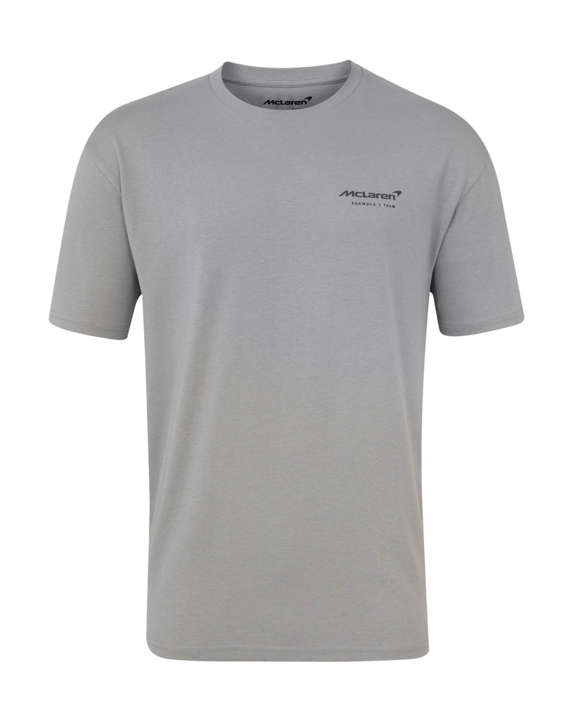 McLaren F1 Night Race Graphic T-Shirt - Gray T-shirts McLaren-Castore 