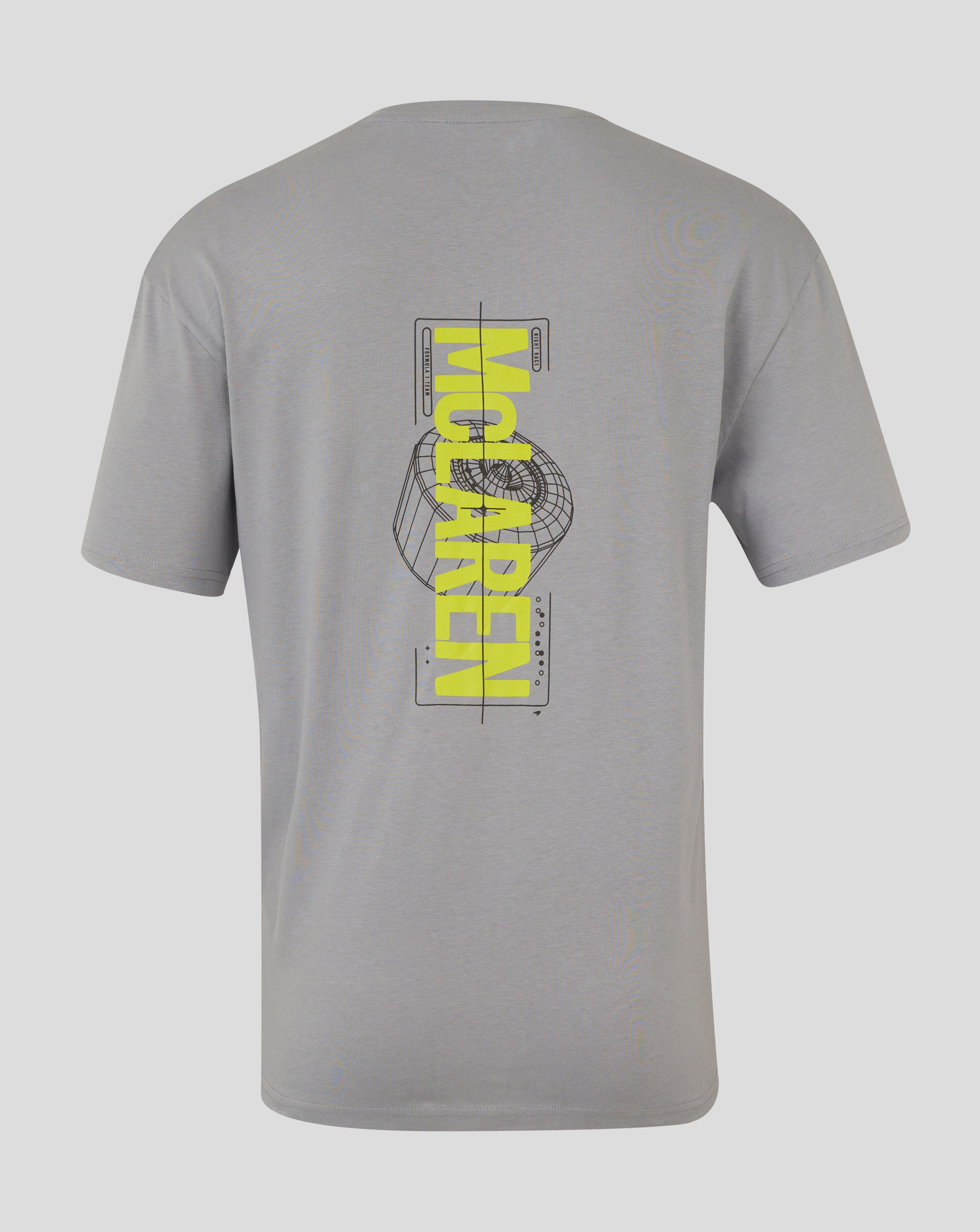 McLaren F1 Night Race Graphic T-Shirt - Gray T-shirts McLaren-Castore 