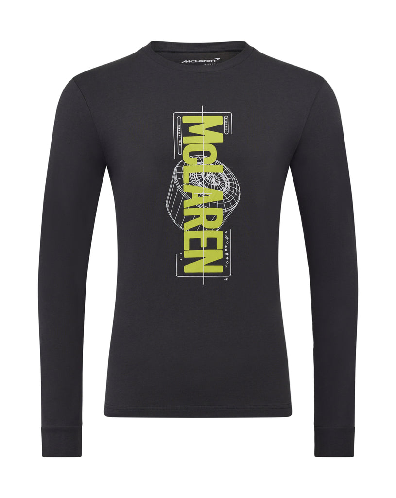McLaren F1 Night Race Graphic Long Sleeve T-Shirt - Phantom T-shirts McLaren-Castore 