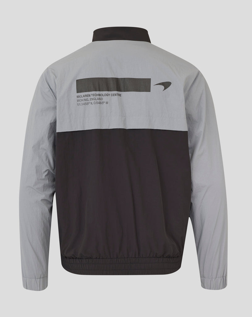 McLaren F1 Night Race Nylon Bomber Jacket - Gray Jackets McLaren-Castore 