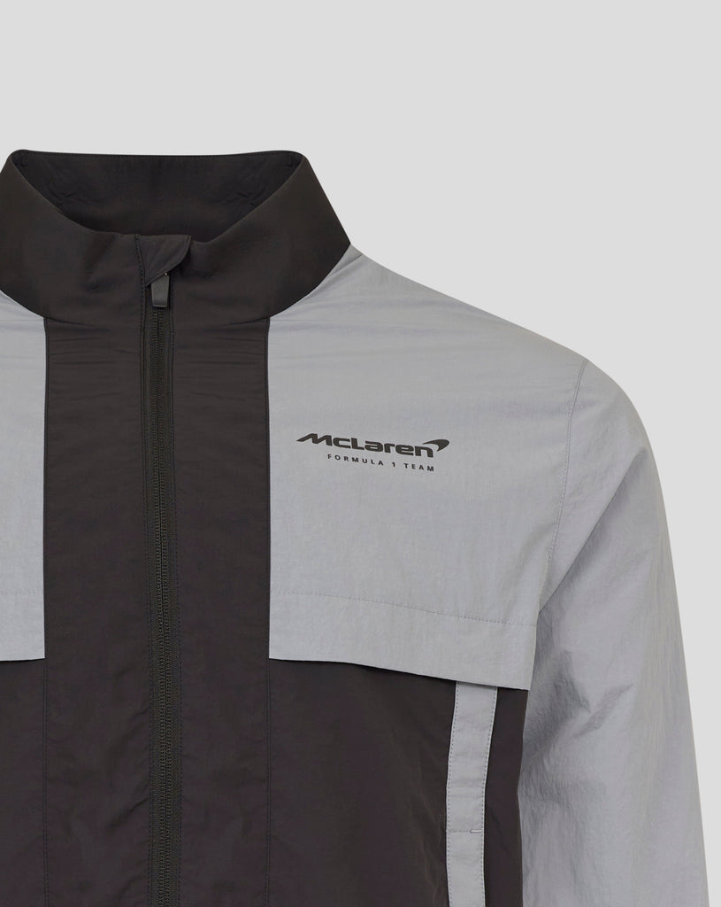 McLaren F1 Night Race Nylon Bomber Jacket - Gray Jackets McLaren-Castore 