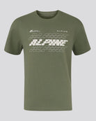 Alpine Racing F1 Silverstone Oversized T-Shirt - Egret/Deep Lichen Green T-shirts Alpine XS Green 