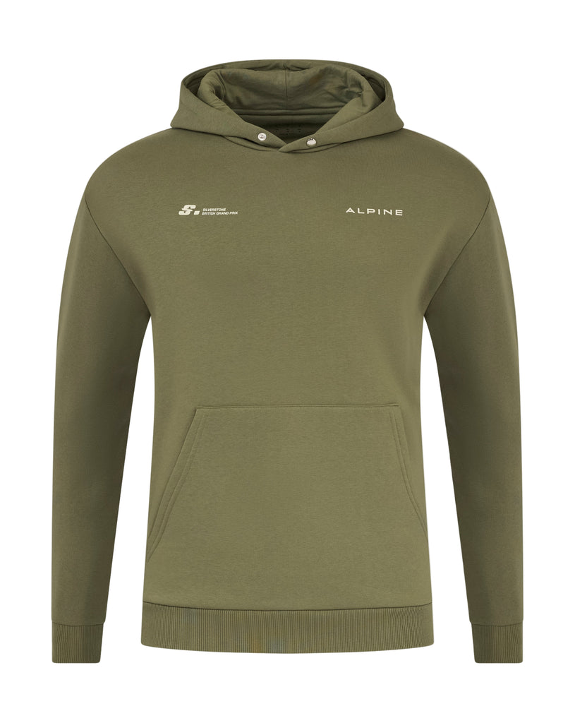 Alpine Racing F1 Silverstone Oversized Hoodie - Deep Lichen Green Hoodies Alpine 