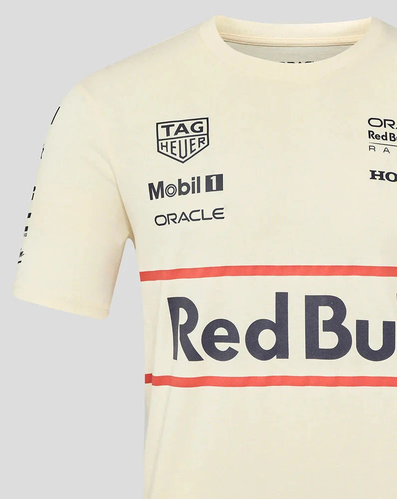 Red Bull Racing F1 Heritage Team T-Shirt - Egret T-shirts Red Bull Racing 