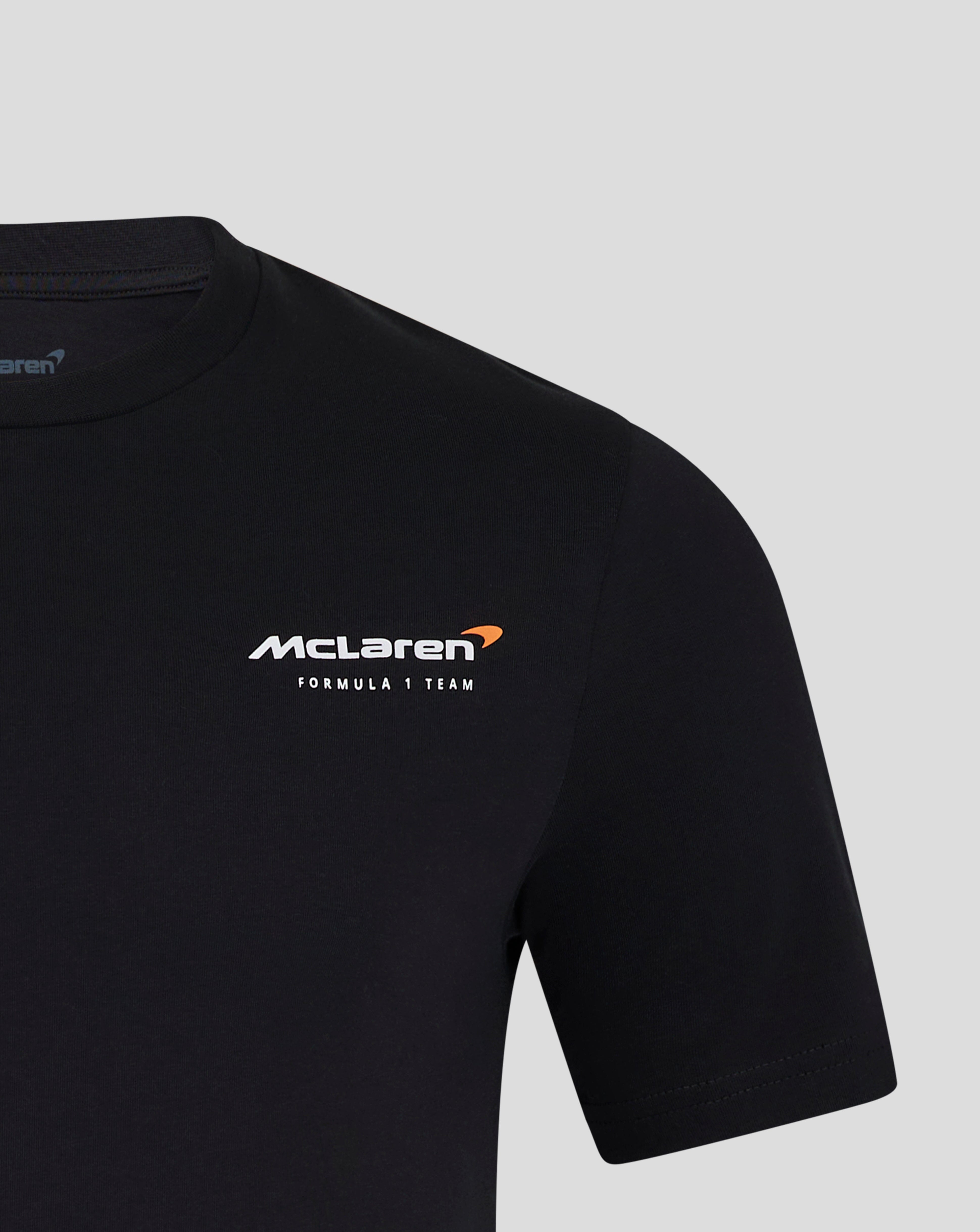 McLaren F1 Men's Oscar Piastri Driver T-Shirt - Caviar Black T-shirts McLaren-Castore 