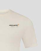 McLaren F1 Men's Oscar Piastri Driver T-Shirt - Caviar Black/Egret T-shirts McLaren-Castore 
