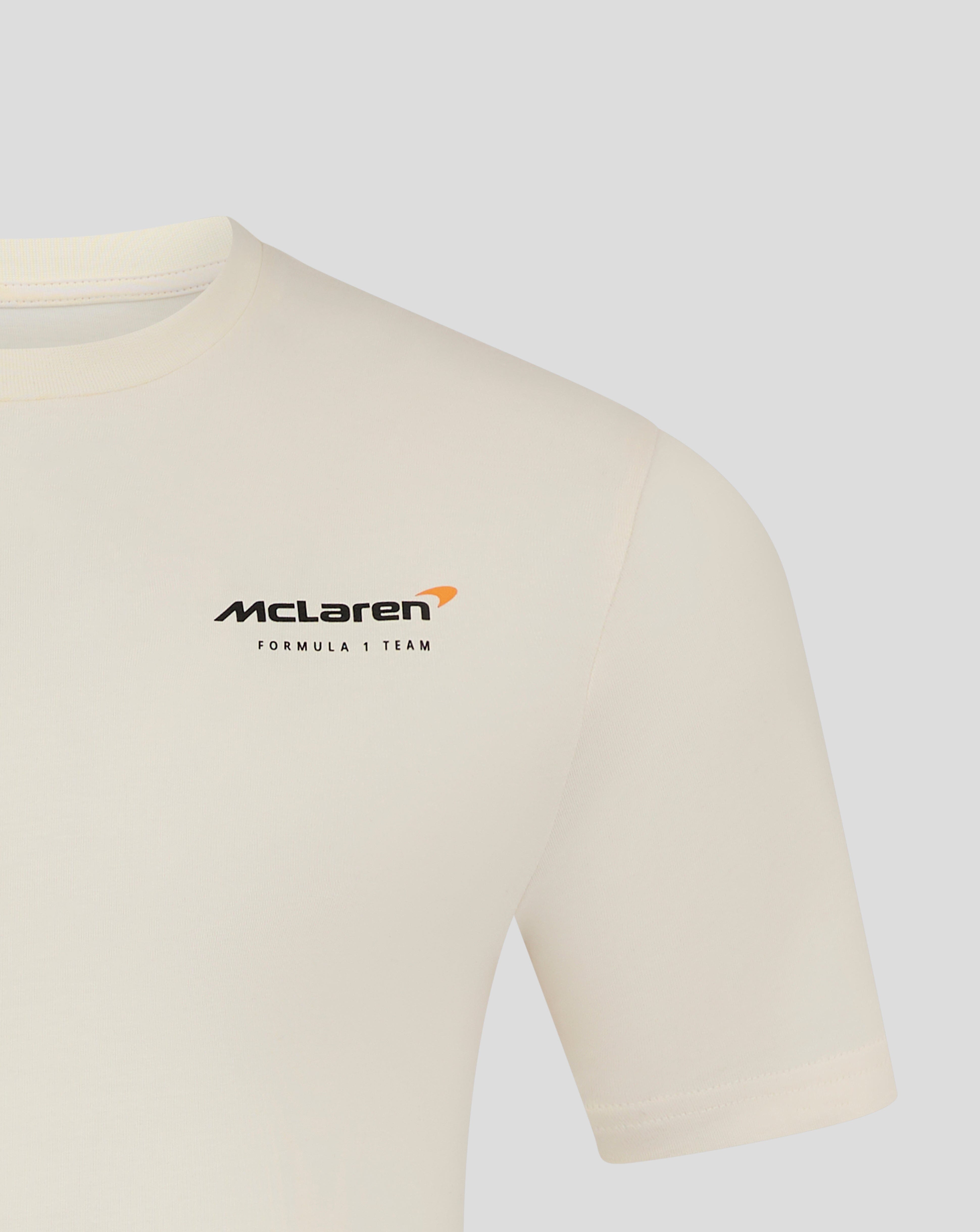 McLaren F1 Men's Oscar Piastri Driver T-Shirt - Caviar Black/Egret T-shirts McLaren-Castore 