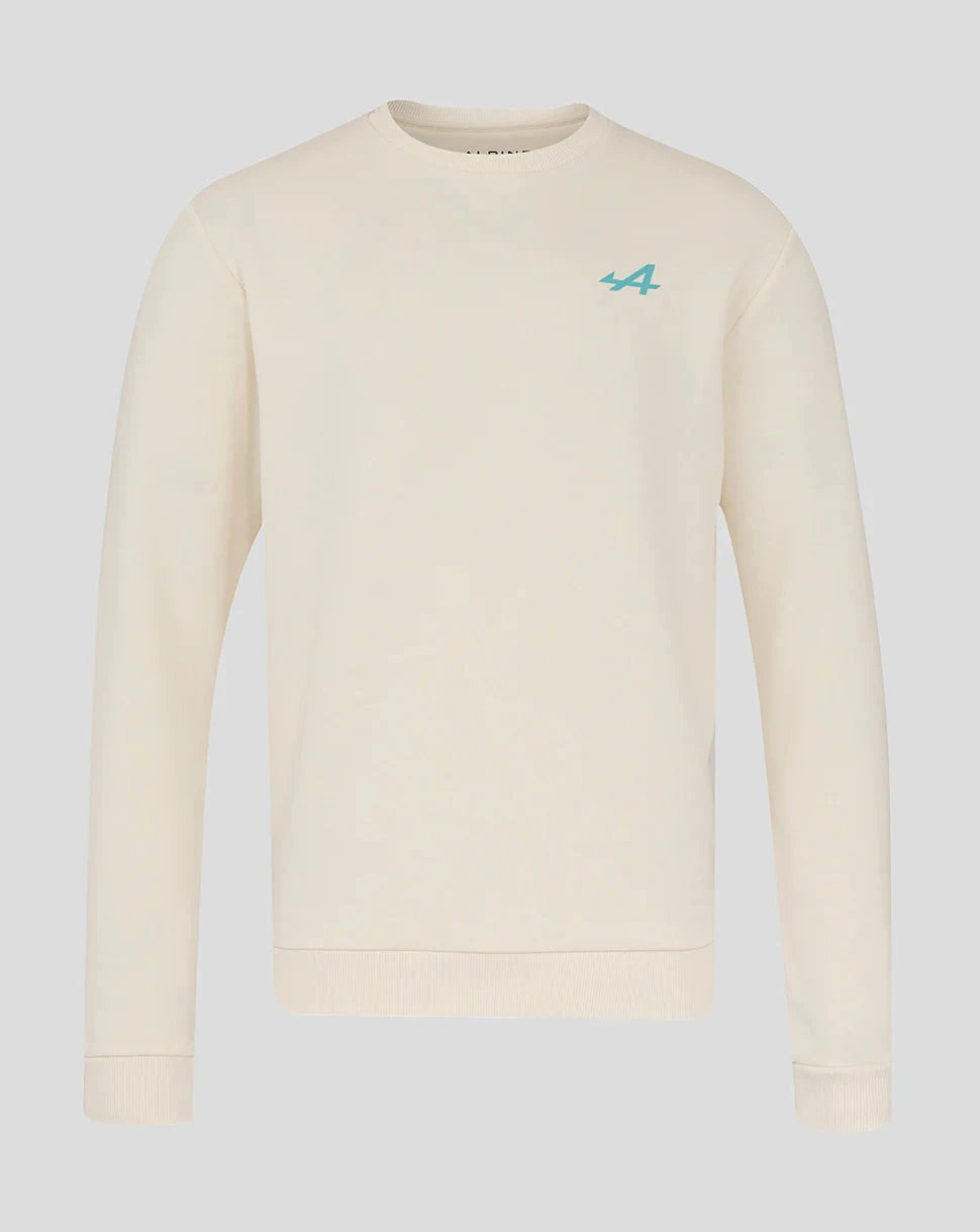 Alpine Racing F1 Special Edition Miami Oversized Sweater - Egret Sweatshirt Alpine 