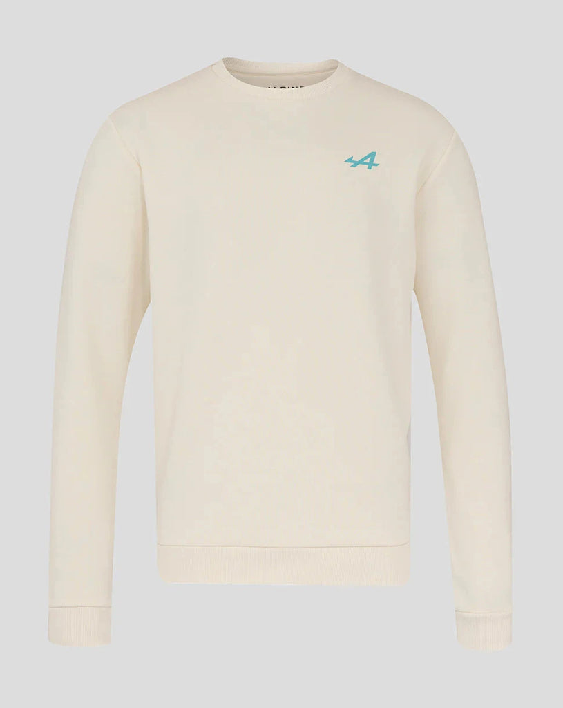 Alpine Racing F1 Special Edition Miami Oversized Sweater - Egret Sweatshirt Alpine 