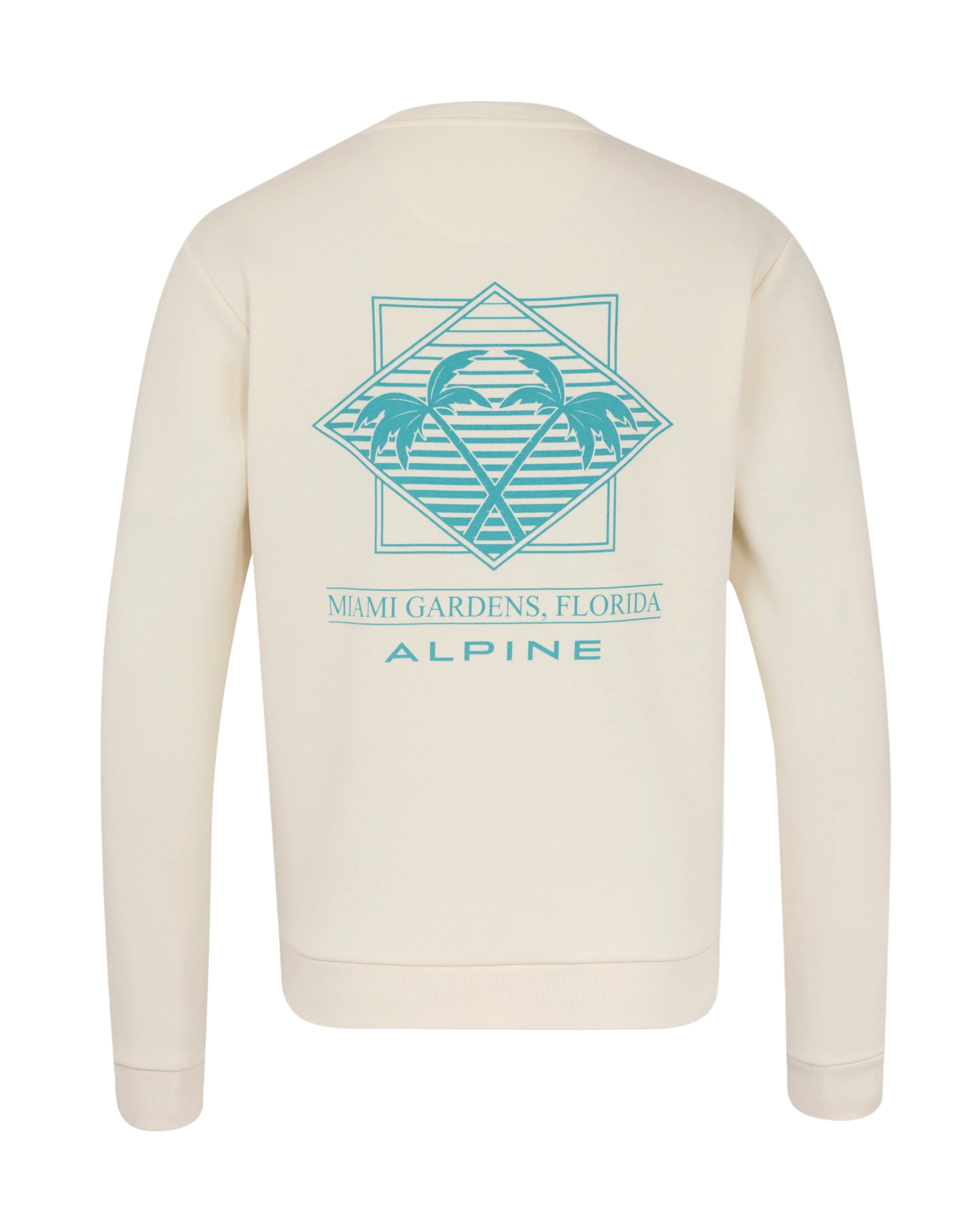 Alpine Racing F1 Special Edition Miami Oversized Sweater - Egret Sweatshirt Alpine 