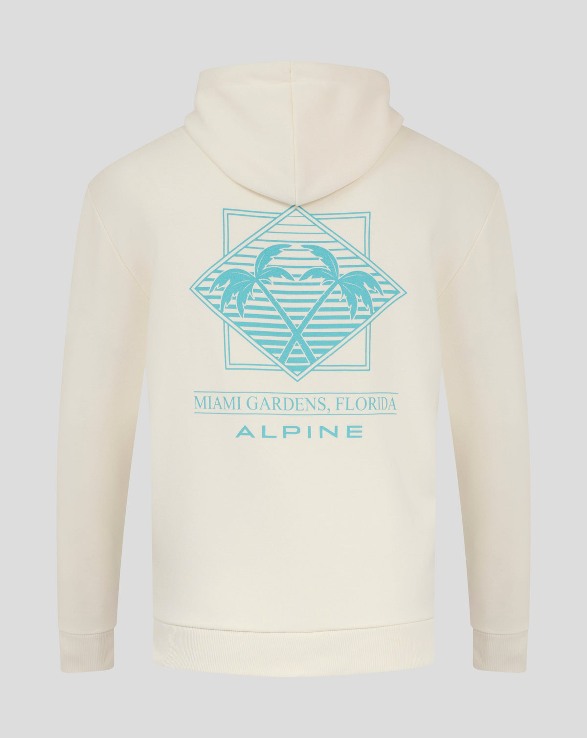 Alpine Racing F1 Special Edition Miami Oversized Hoodie - Egret Hoodies Alpine 
