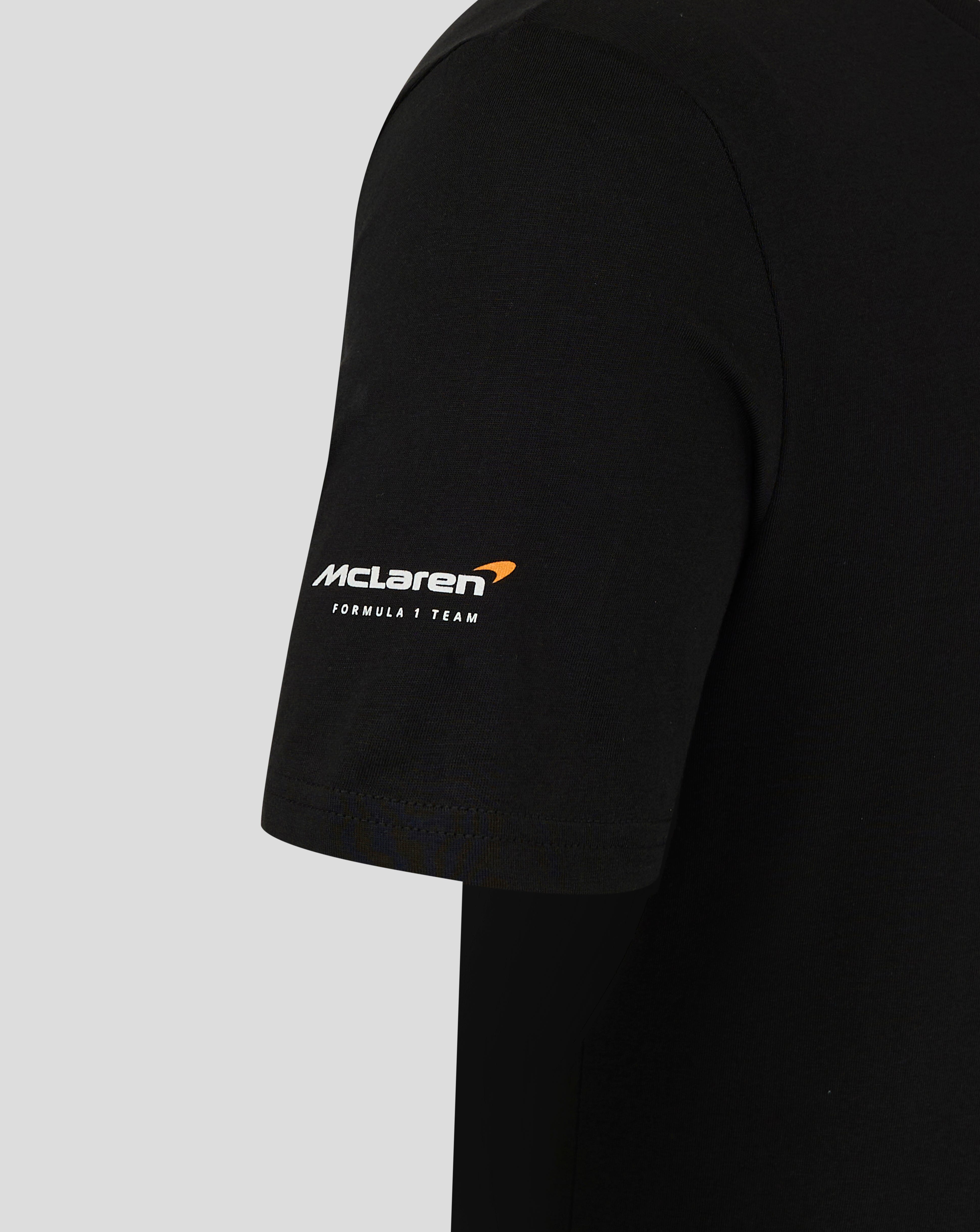 McLaren F1 Team Embroidered Fleece Jacket Unisex Fit in Black McLaren F1 Team Embroidered Fleece Jacket Unisex Fit in Black