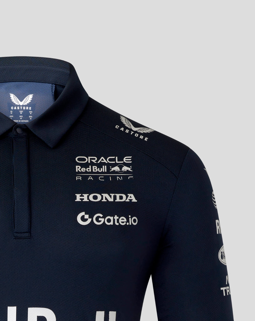 Red Bull Racing F1 x HypeBeast 2025 Special Edition Track Polo Shirt - Navy Polos Red Bull Racing 