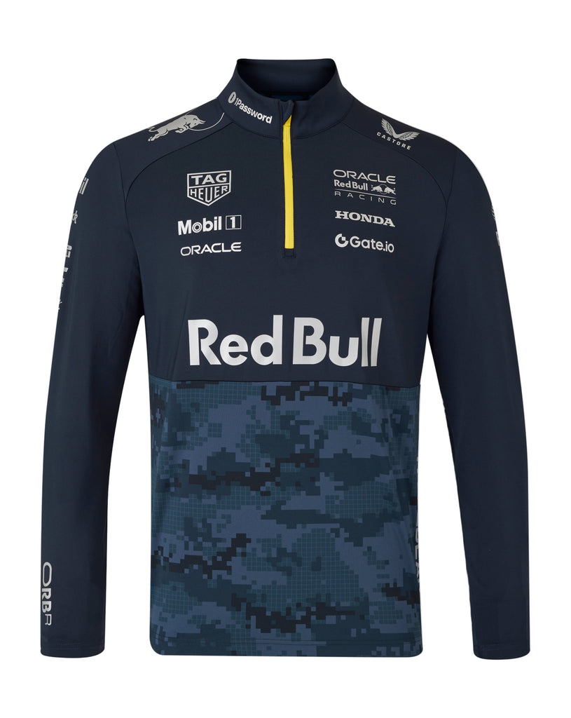 Red Bull Racing F1 x HypeBeast 2025 Special Edition 1/4 Zip Sweatshirt - Navy Sweatshirt Red Bull Racing 