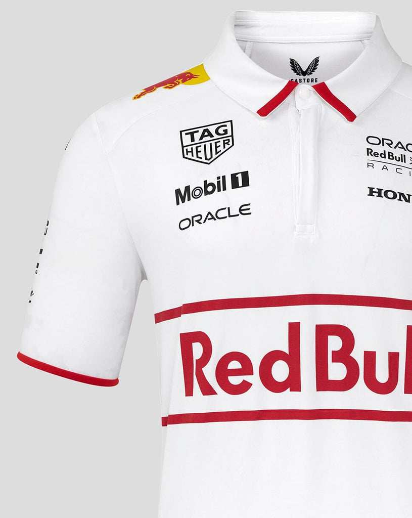 Red Bull Racing F1 2025 Special Edition Japan GP Polo Shirt - White Polos Red Bull Racing 