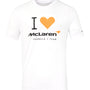 McLaren F1 "I Heart McLaren" Silverstone T-Shirt - White T-shirts McLaren-Castore 