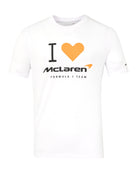 McLaren F1 "I Heart McLaren" Silverstone T-Shirt - White T-shirts McLaren-Castore 