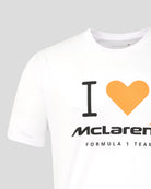 McLaren F1 "I Heart McLaren" Silverstone T-Shirt - White T-shirts McLaren-Castore 