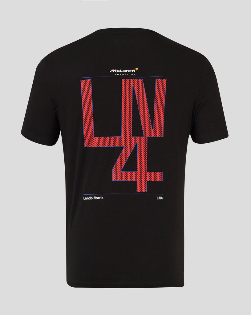 McLaren F1 Lando Norris Silverstone T-Shirt - White/Black T-shirts McLaren-Castore 