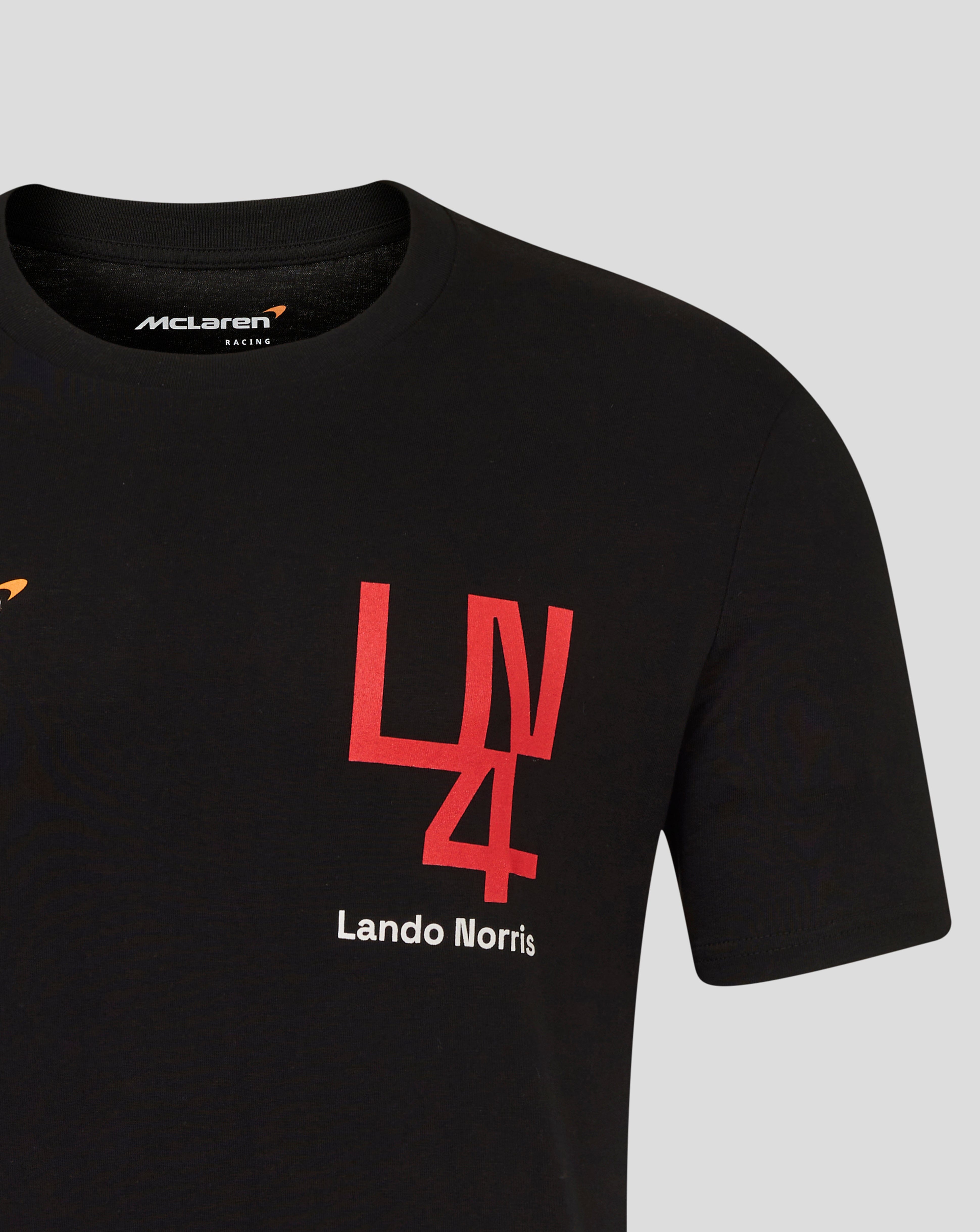 McLaren F1 Lando Norris Silverstone T-Shirt - White/Black T-shirts McLaren-Castore 