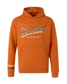 McLaren F1 USA Austin GP Stripe Sleeve Hoodie - Burnt Orange Hoodies McLaren-Castore 