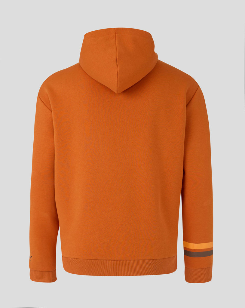McLaren F1 USA Austin GP Stripe Sleeve Hoodie - Burnt Orange Hoodies McLaren-Castore 