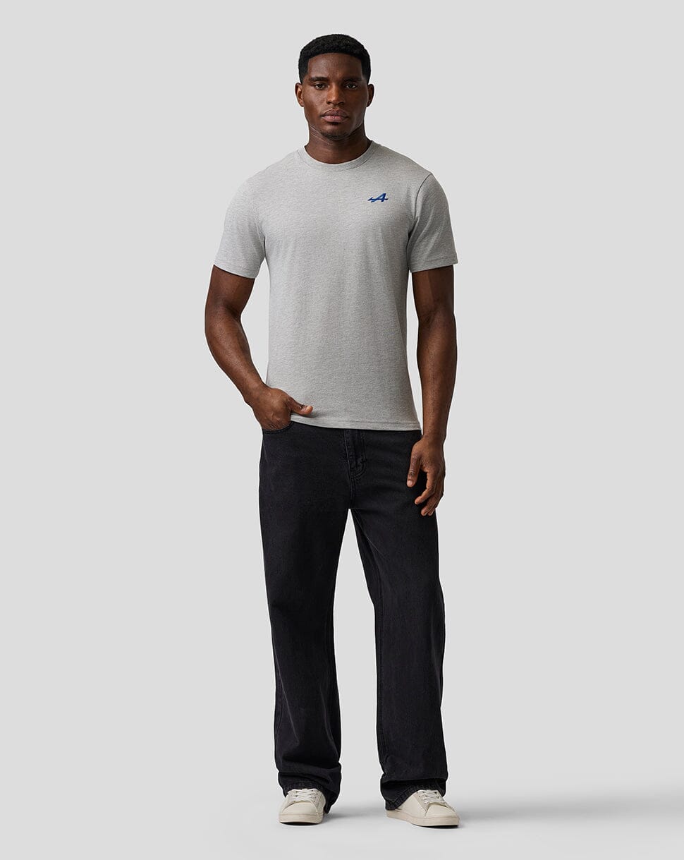 Alpine Racing F1 Regular Fit T-Shirt - Grey