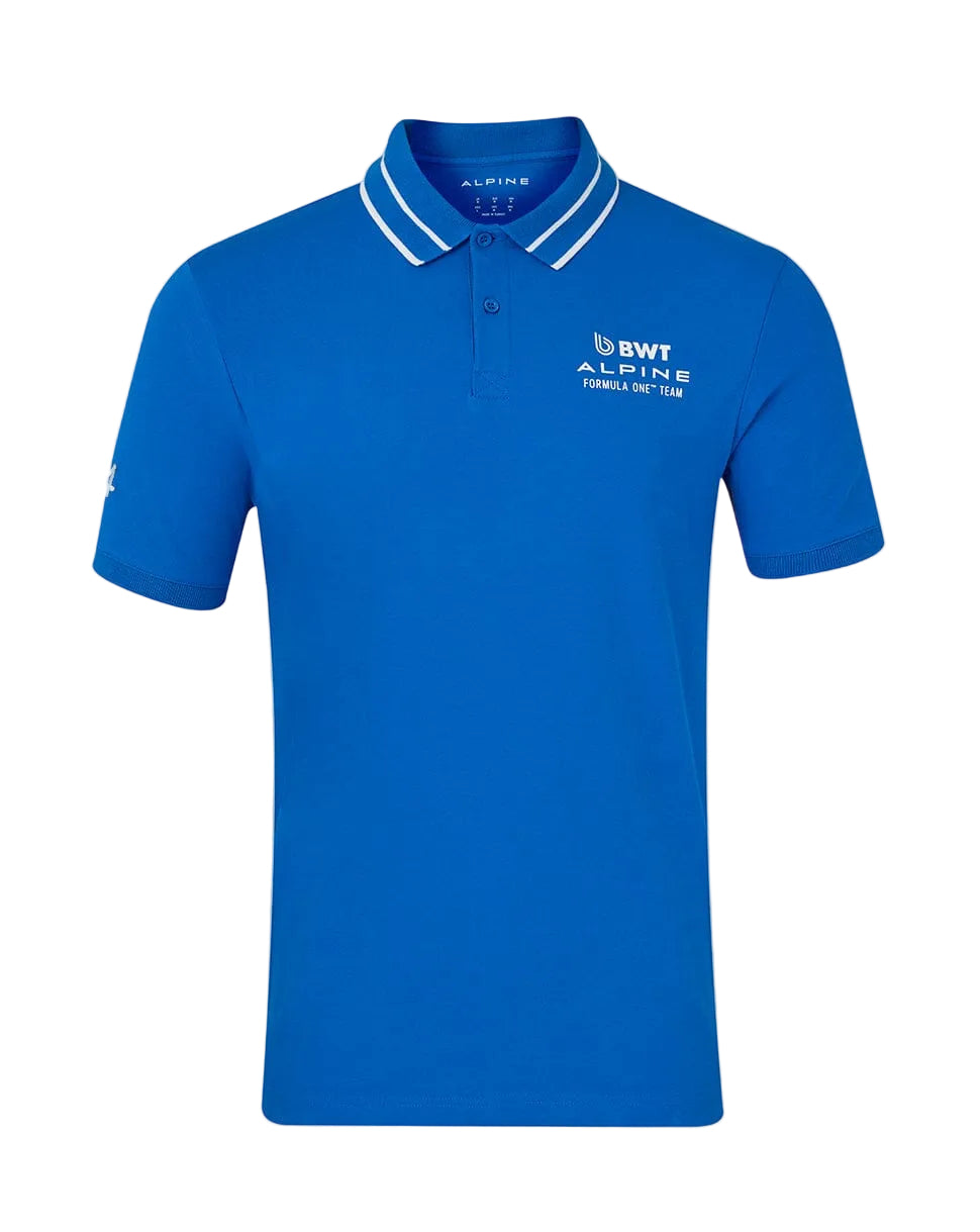 Alpine Racing F1 Polo Shirt - Blue