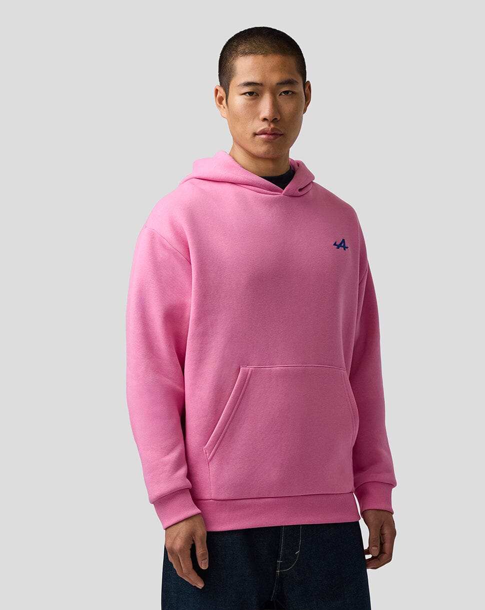Alpine Racing F1 Relaxed Fit Pullover Hoodie - Pink